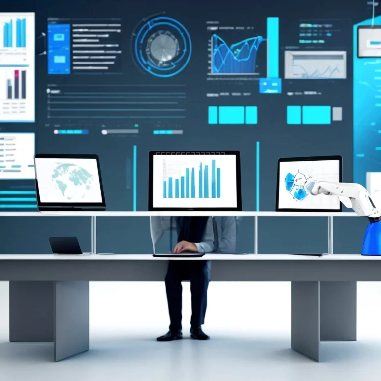 Consultant Presenting AI Solutions